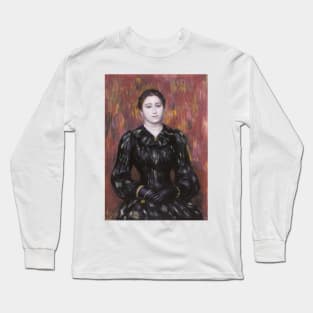Portrait of Mme. Paulin by Auguste Renoir Long Sleeve T-Shirt